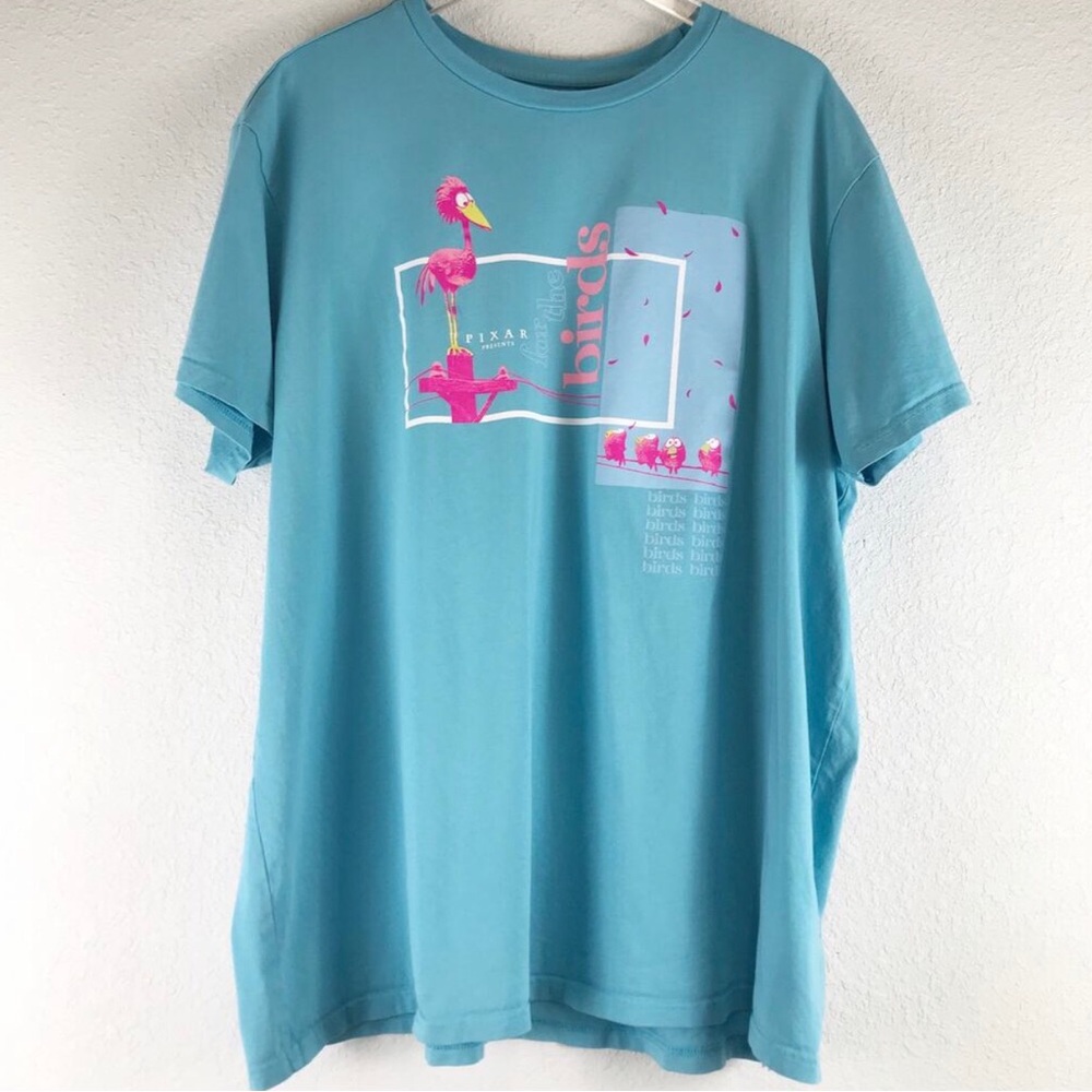 Disney Pixar For the Birds Animated Short 100% Cotton Graphic T-Shirt Size 3X